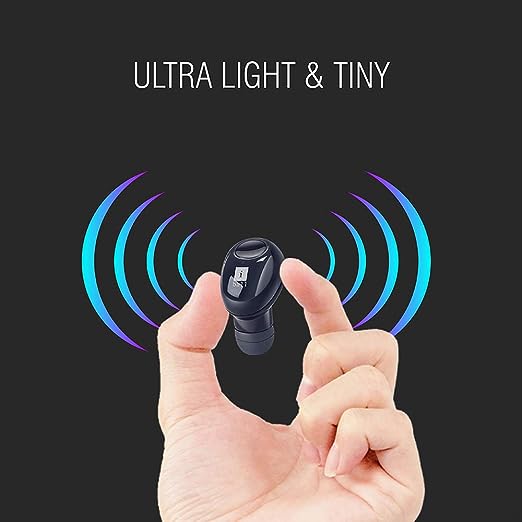 iBall B9 Nano Earwear Ring-Dock Bluetooth Wireless in Ear Earphones with Mic (Black) iBall B9 Nano Earwear Ring-Dock Bluetooth Wireless in Ear Earphones with Mic (Black)